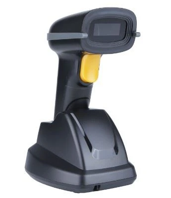 2D Bluetooth wireless barcode scanner with cradle